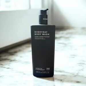 Asquith & Somerset Body Wash 33.8 oz – Cedar & Amber • New • UK Luxury